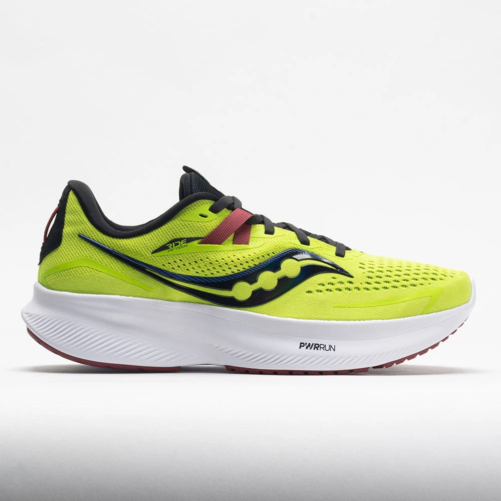 Saucony Ride 15 Men's Acid Lime/Spice 3 Saucony Ride 15 Men's Acid Lime/Spice