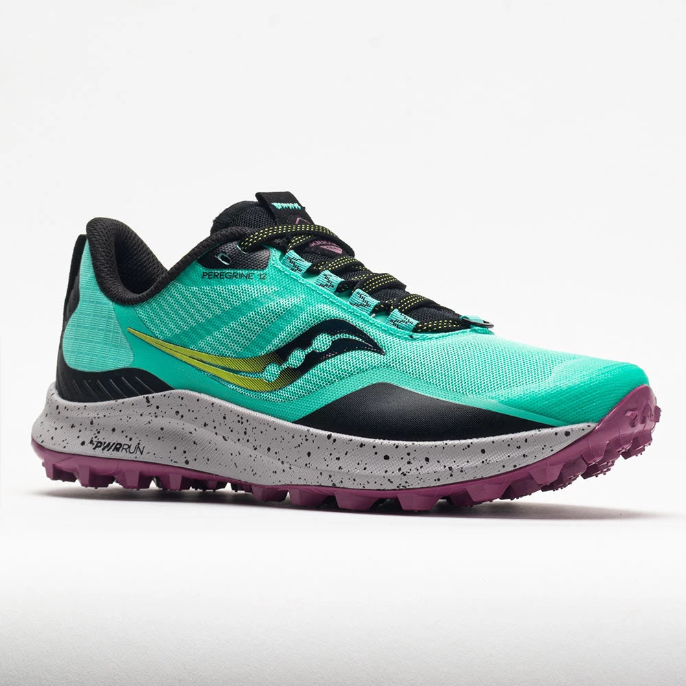 Saucony Peregrine 12 Women's Cool Mint/Acid 7 Saucony Peregrine 12 Women's Cool Mint/Acid - Image 5