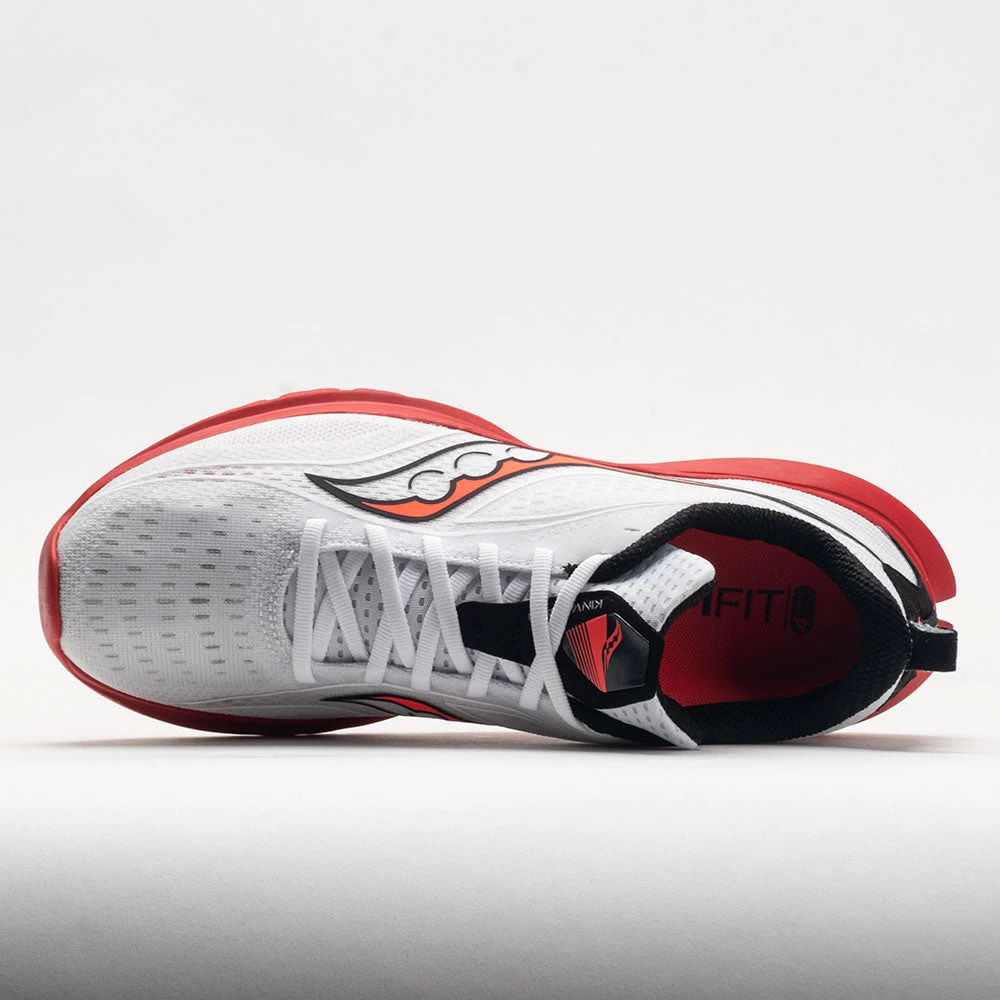 Saucony Kinvara 13 Men's White/Black/VIZI 5 Saucony Kinvara 13 Men's White/Black/VIZI - Image 3