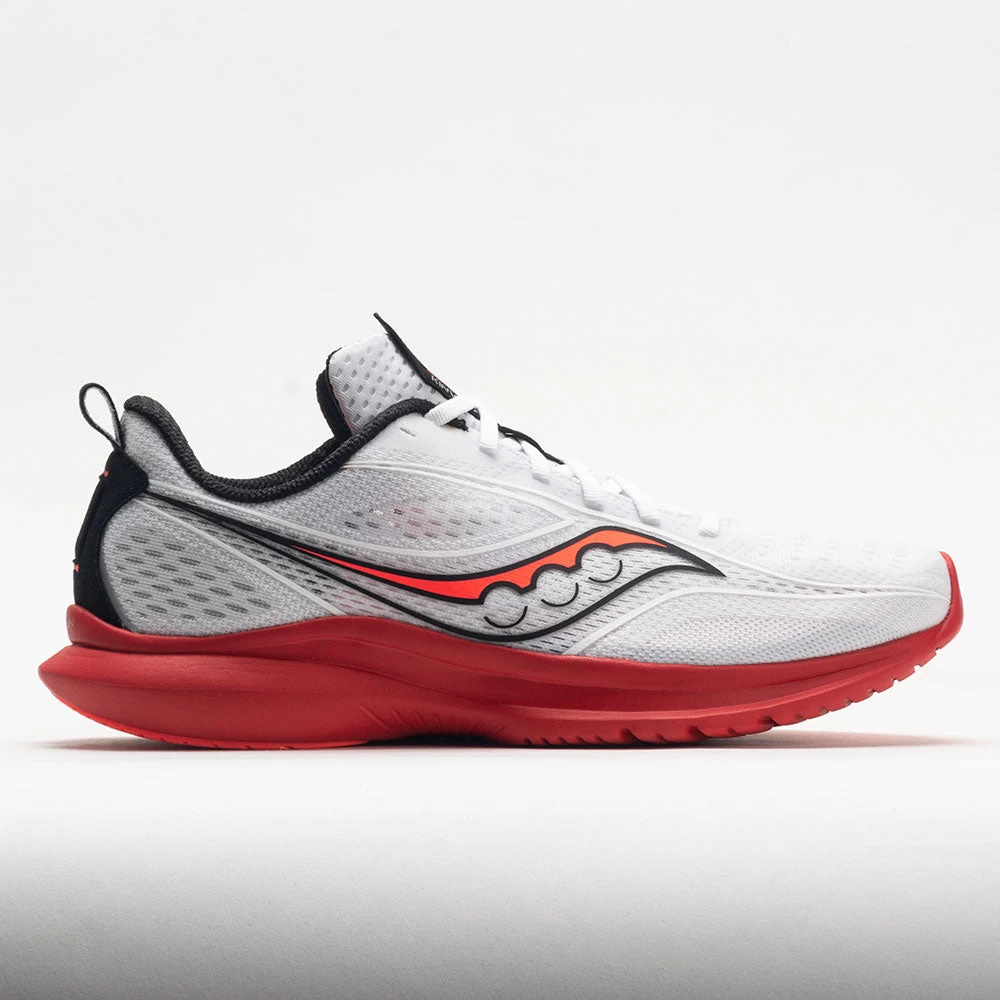 Saucony Kinvara 13 Men's White/Black/VIZI 3 Saucony Kinvara 13 Men's White/Black/VIZI