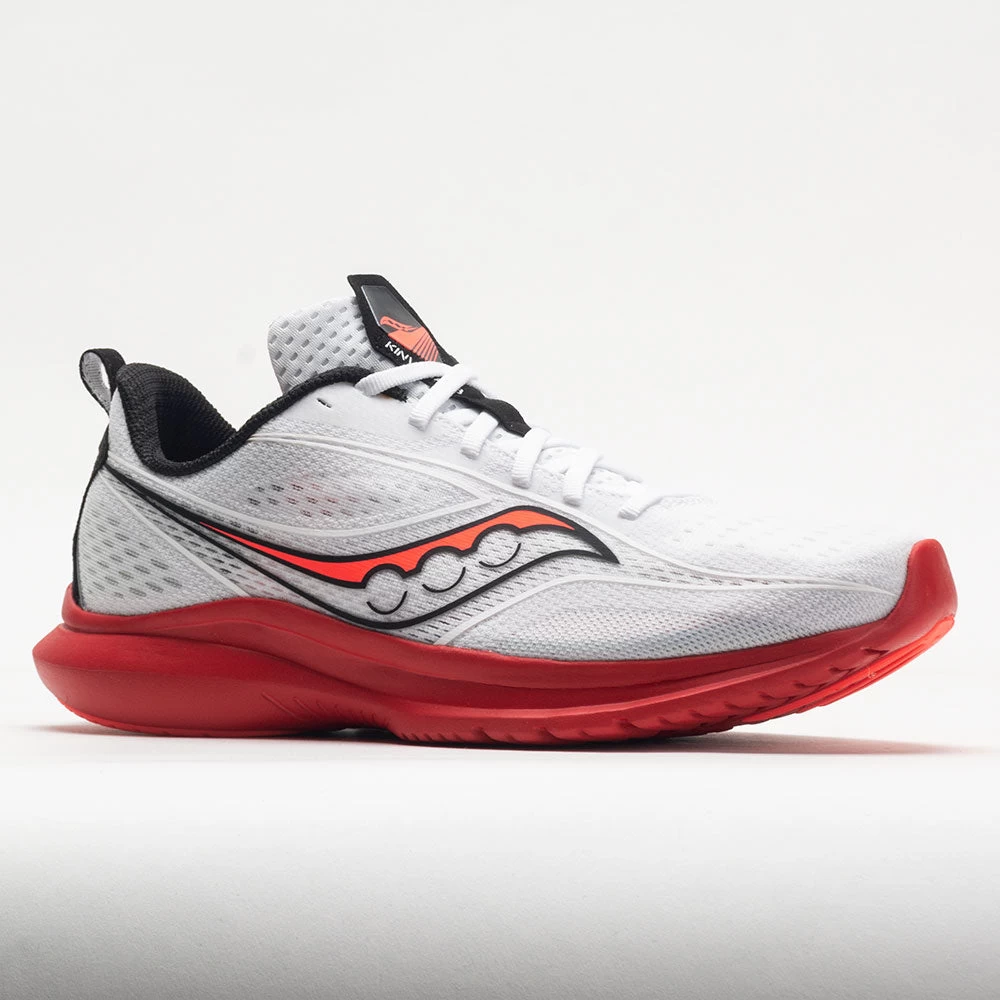 Saucony Kinvara 13 Men's White/Black/VIZI 7 Saucony Kinvara 13 Men's White/Black/VIZI - Image 5