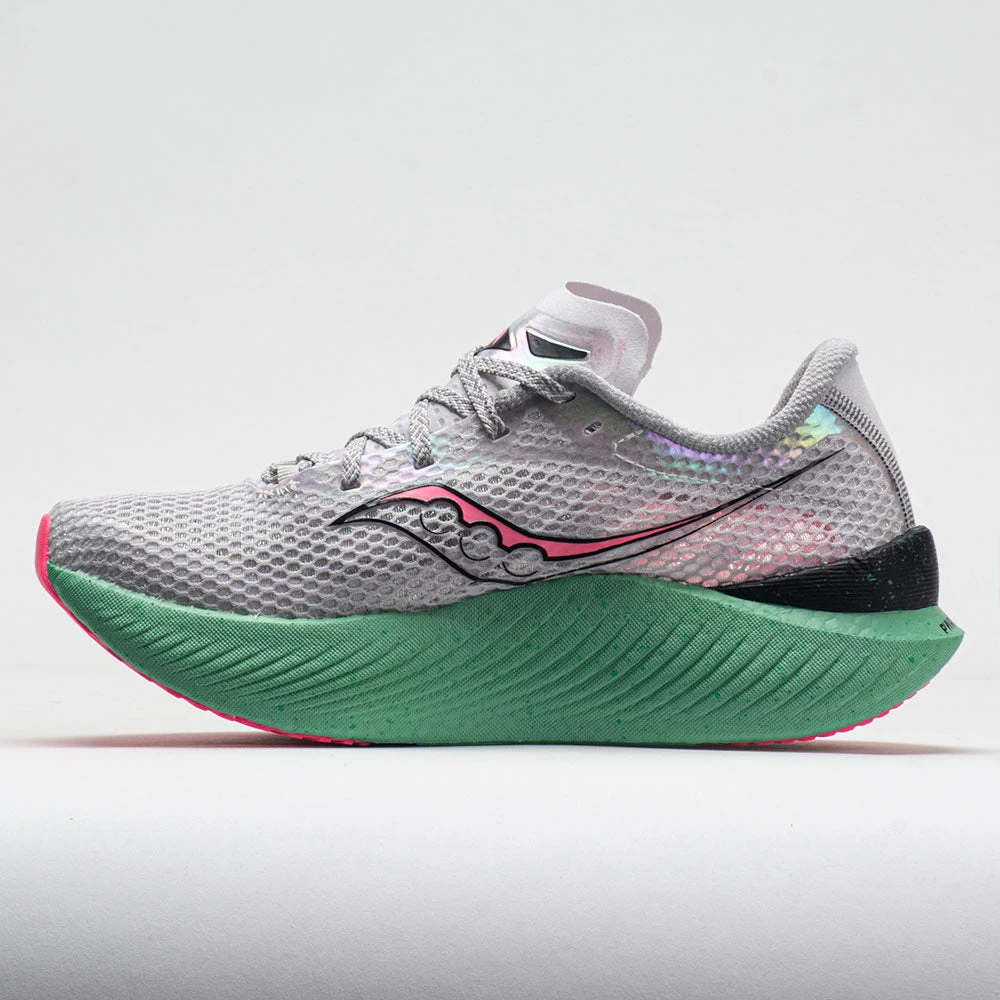 Saucony Endorphin Pro 3 Women's Fog/VIZI Pink 4 Saucony Endorphin Pro 3 Women's Fog/VIZI Pink - Image 2