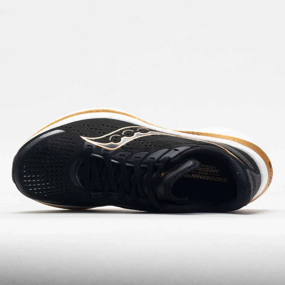 Saucony Endorphin Speed 3 Women's Black/Goldstruck 4 Saucony Endorphin Speed 3 Women's Black/Goldstruck - Image 3