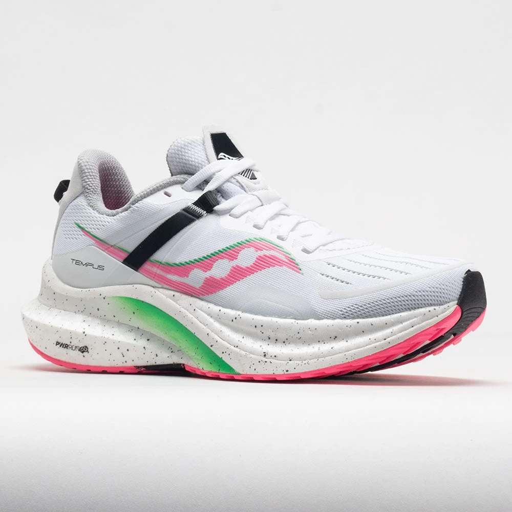 Saucony Tempus Women's White/VIZI Pink 7 Saucony Tempus Women's White/VIZI Pink - Image 5