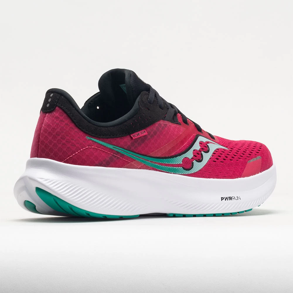 Saucony Ride 16 Women's Rose/Black 8 Saucony Ride 16 Women's Rose/Black - Image 6