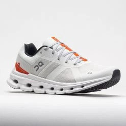 On Running On Cloudrunner Men's Undyed White/Flame -Sports Shoes Store 049729 5