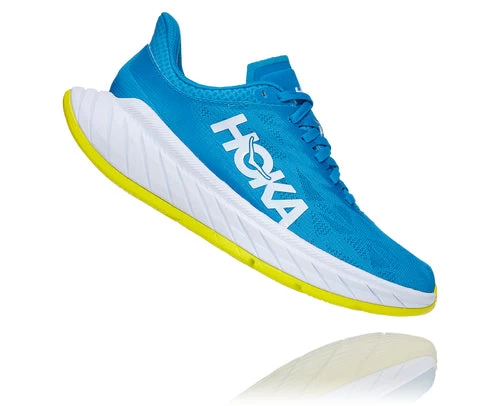 Hoka Women’s Carbon X 2 (DBCTR - Diva Blue/Citrus) 4 Hoka Women’s Carbon X 2 (DBCTR - Diva Blue/Citrus) - Image 2