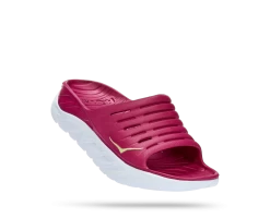 Hoka Women's Ora Recovery Slide (FFBT - Festival Fuchsia/Butterfly)