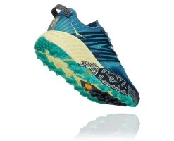 Hoka Women's Speedgoat 4 (PBLG - Provincial Blue/Luminary Green) -Sports Shoes Store 1106527 PBLG 3