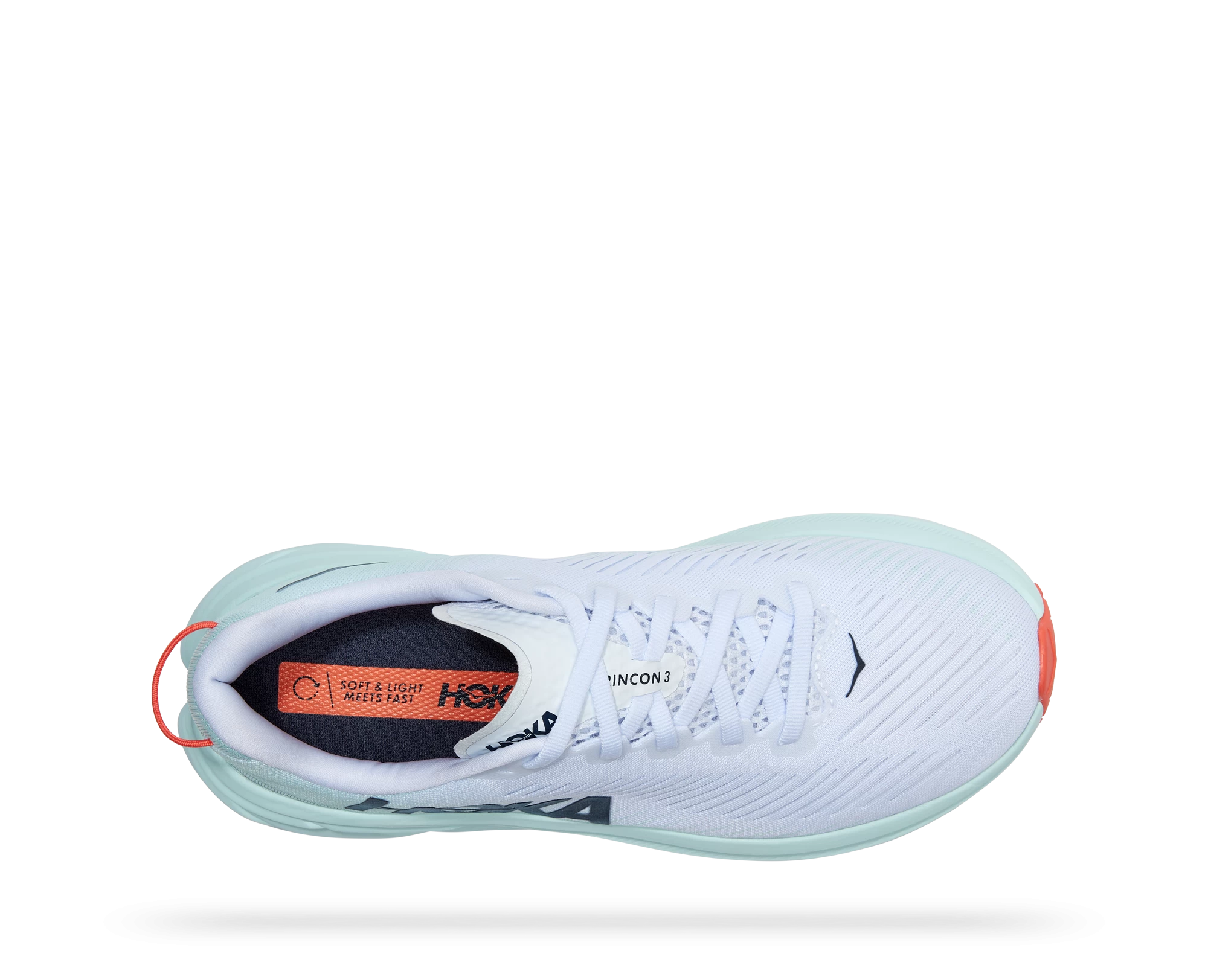 Hoka Women's Rincon 3 (WBGL - White/Blue Glass) 7 Hoka Women's Rincon 3 (WBGL - White/Blue Glass) - Image 5