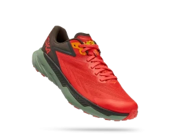 Hoka Men's Zinal (FBOL - Fiesta/Black Olive)
