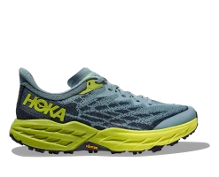 Hoka Men's Speedgoat 5 (SBDCT - Stone Blue/Dark Citron)