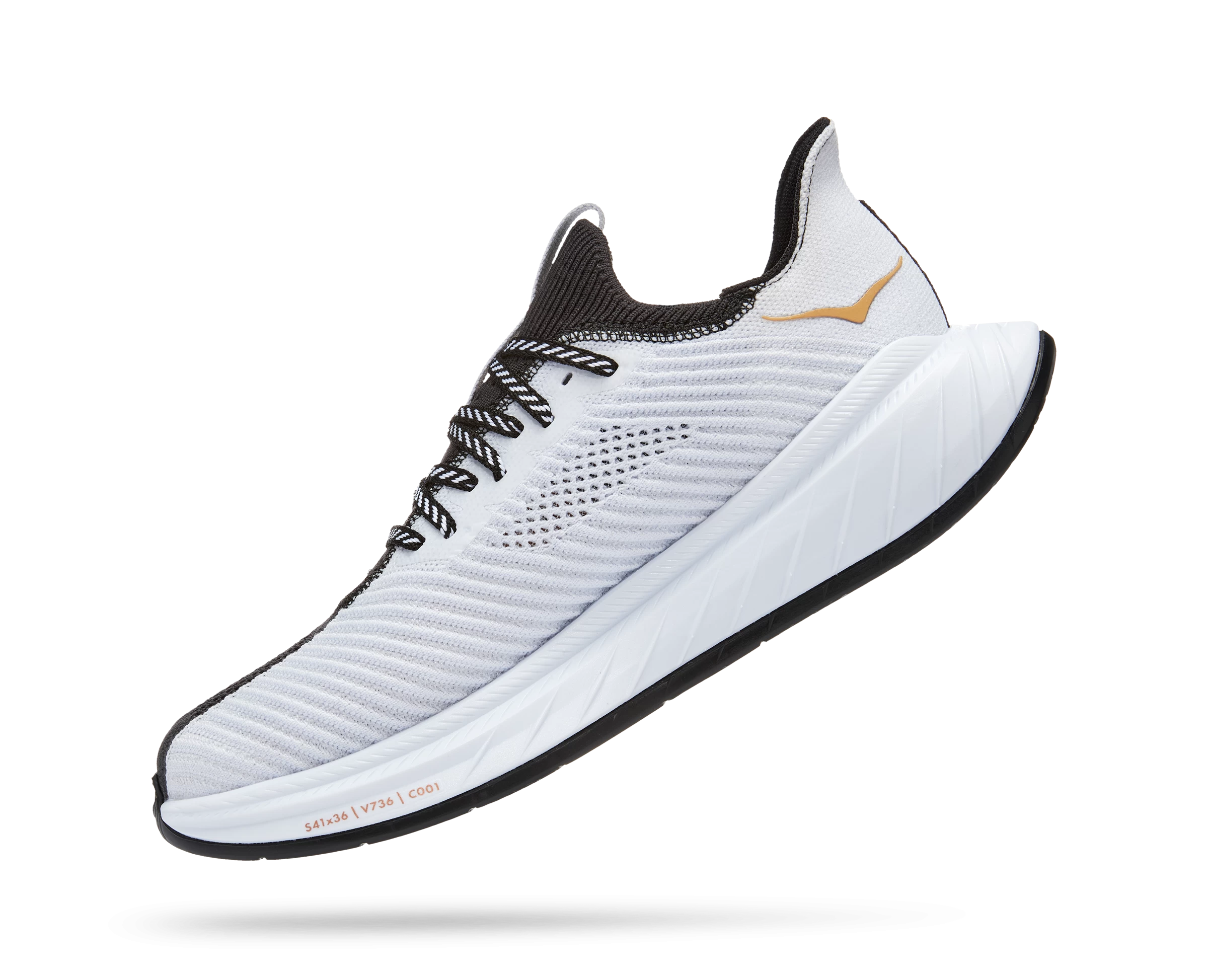 Hoka Women's Carbon X 3 (BWHT - Black/White) 6 Hoka Women's Carbon X 3 (BWHT - Black/White) - Image 4