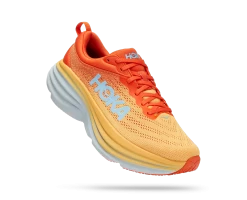 Hoka Men's Bondi 8 (PBAY - Puffin's Bill/Amber Yellow)