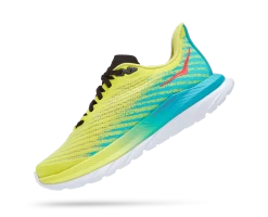 Hoka Women's Mach 5 (EPSB - Evening Primerose/Scuba Blue) -Sports Shoes Store 1127894 EPSB 4