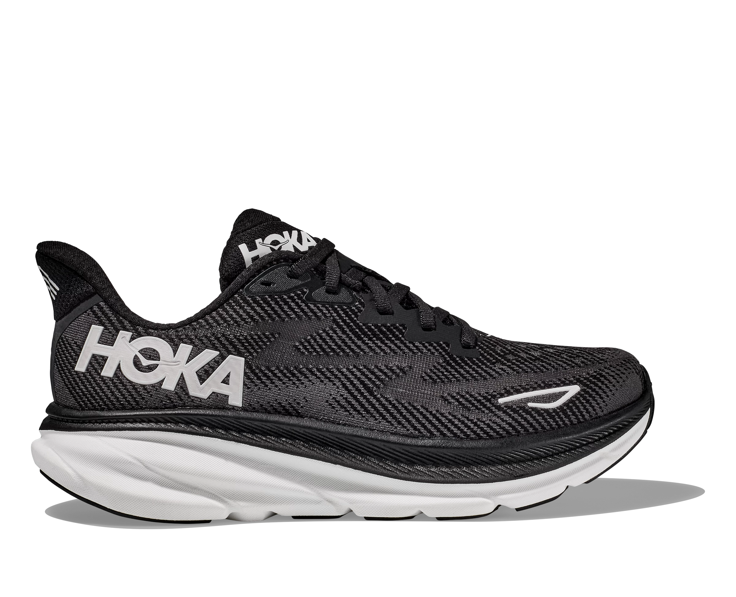Hoka Men's Clifton 9 (BWHT - Black/White) 3 Hoka Men's Clifton 9 (BWHT - Black/White)