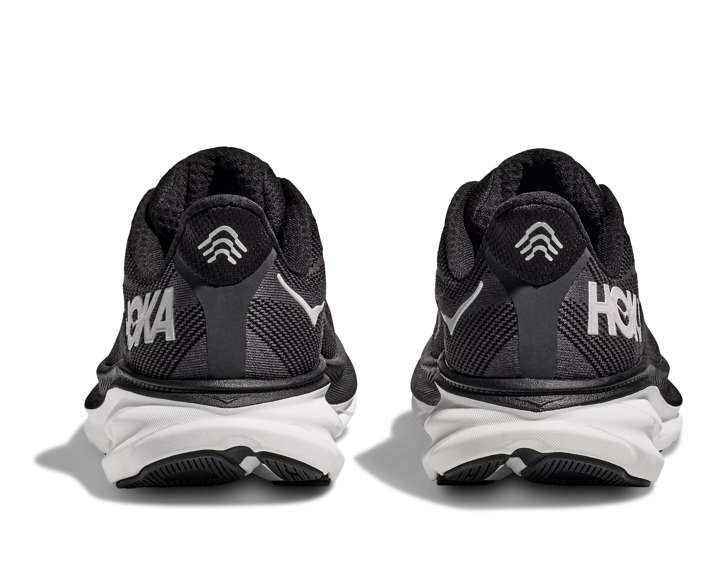 Hoka Men's Clifton 9 (BWHT - Black/White) 8 Hoka Men's Clifton 9 (BWHT - Black/White) - Image 6