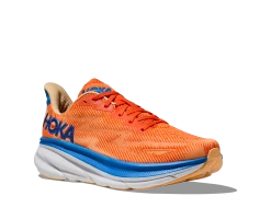 Hoka Men's Clifton 9 (VOIM - Vibrant Orange/Impala) -Sports Shoes Store 1127895 VOIM 6