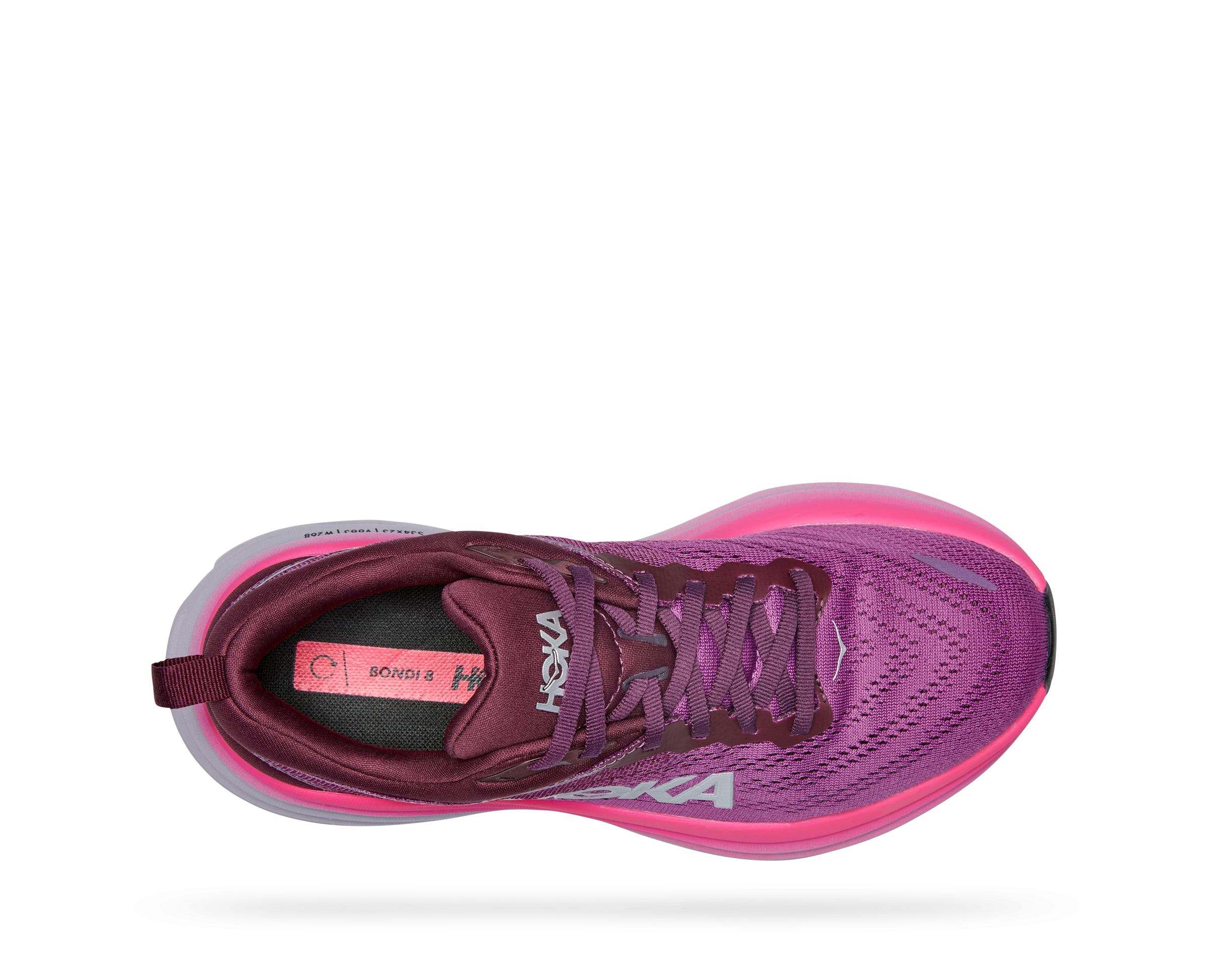 Hoka Women's Bondi 8 (BGWN - Beautyberry/Grape Wine) 7 Hoka Women's Bondi 8 (BGWN - Beautyberry/Grape Wine) - Image 5