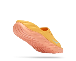 Hoka Unisex Ora Recovery Slide (AYSC - Amber Yellow/Shell Coral) -Sports Shoes Store 1134527 AYSC 3