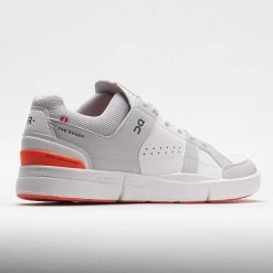 On Running On The Roger Clubhouse Men's Frost/Flame -Sports Shoes Store 116857 6