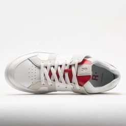 On Running On The Roger Clubhouse Men's White/Red -Sports Shoes Store 117181 2