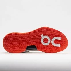 On Running On The Roger Pro Clay Men's White/Flame -Sports Shoes Store 117241 4