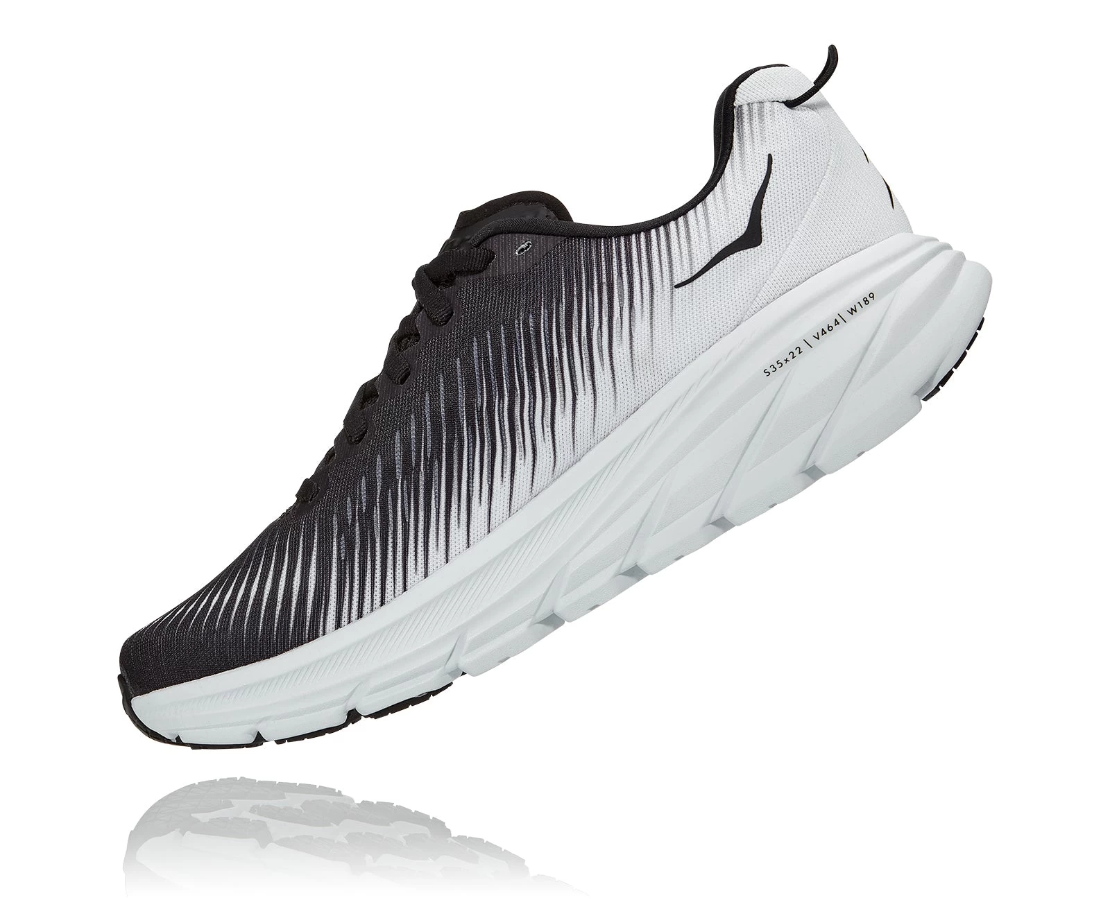 Hoka Women's Rincon 3 (BWHT - Black/White) 5 Hoka Women's Rincon 3 (BWHT - Black/White) - Image 3