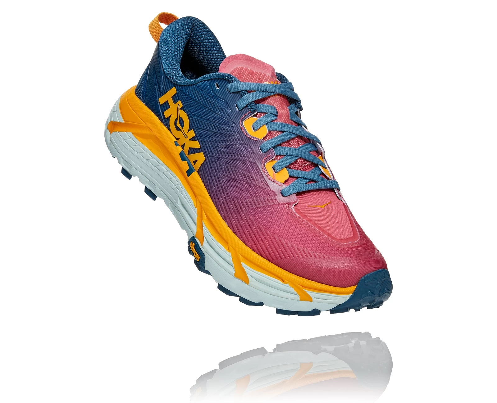 Hoka Women’s Mafate Speed 3 (MBSF - Moroccan Blue/Saffron)) 3 Hoka Women’s Mafate Speed 3 (MBSF - Moroccan Blue/Saffron))