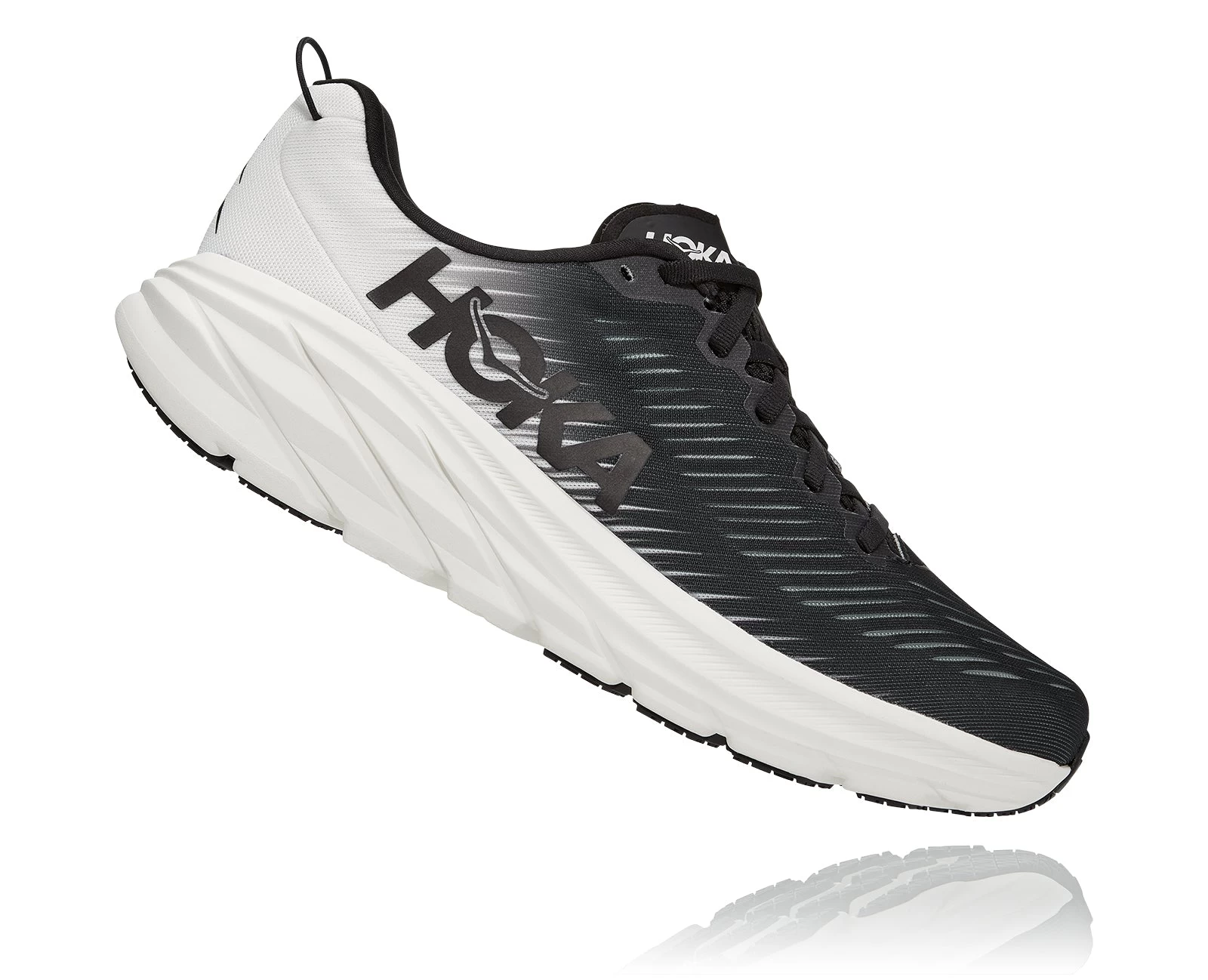 Hoka Men's Rincon 3 (BWHT - Black/White) 4 Hoka Men's Rincon 3 (BWHT - Black/White) - Image 2