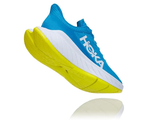 Hoka Women’s Carbon X 2 (DBCTR - Diva Blue/Citrus) 5 Hoka Women’s Carbon X 2 (DBCTR - Diva Blue/Citrus) - Image 3